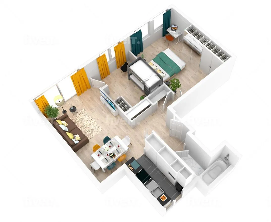 Appartamento Center Of Antwerp, Fully Equipped, Train Station 0*, Anversa