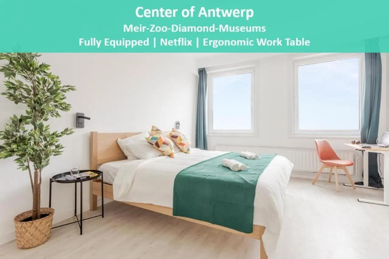 Appartamento Center Of Antwerp, Fully Equipped, Train Station